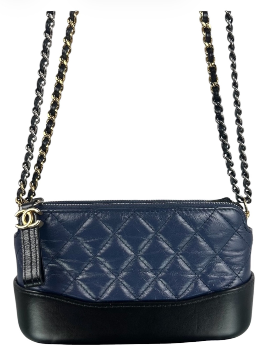 CHANEL GABRIELLE WOC LEATHER SHOULDER/CROSSBODY BAG